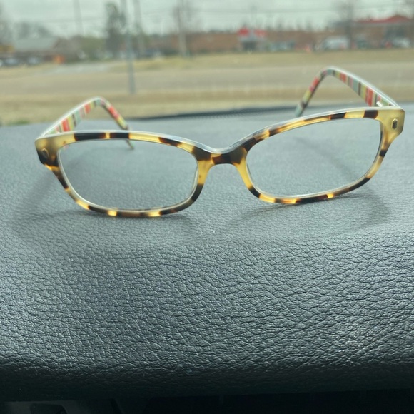 Kate Spade Tortoise Shell Eyeglasses lucy Ann don’t know prescription - Picture 3 of 4